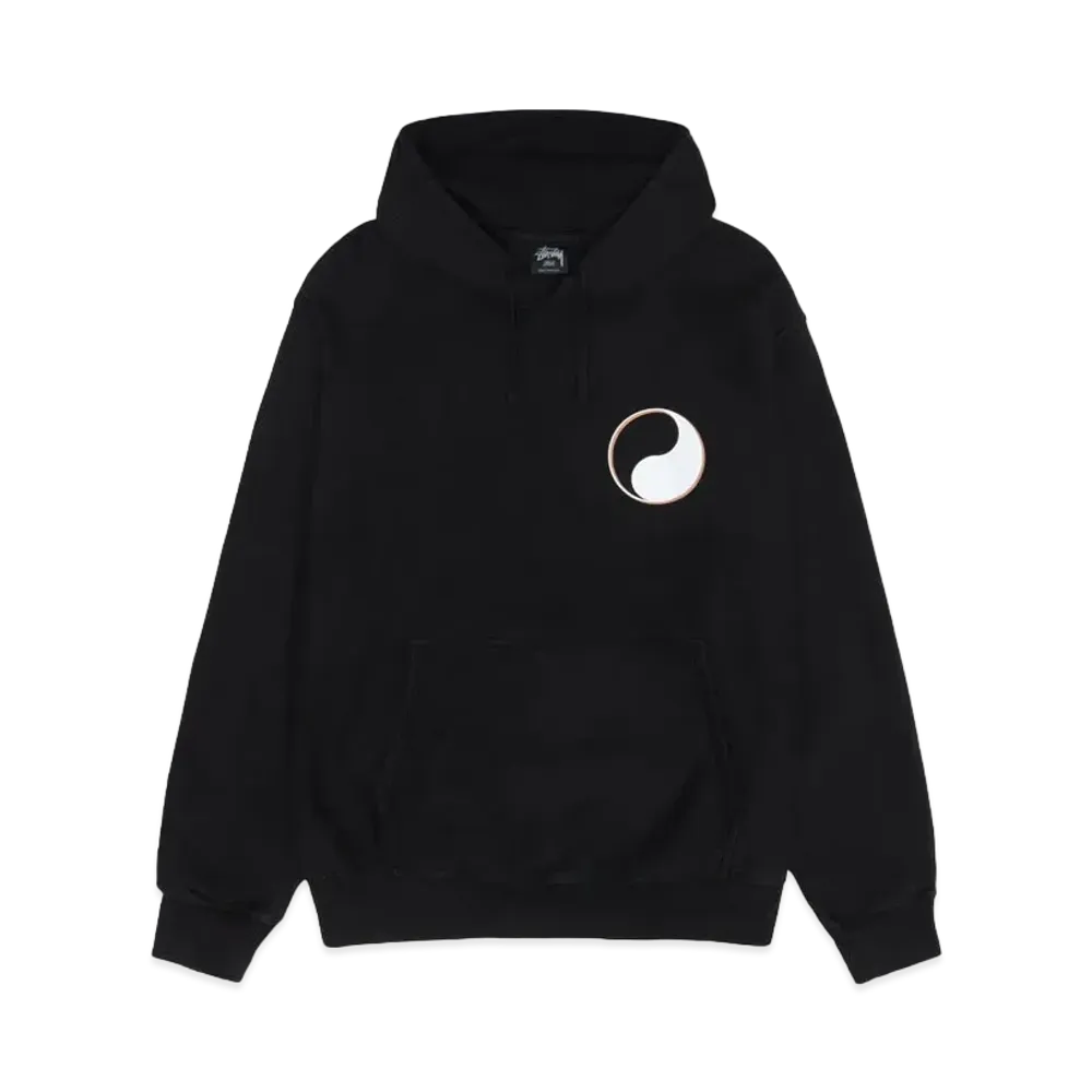 Stussy x OUR LEGACY Work Shop Drop Shadow Hoodie Pigment Dyed "Black"