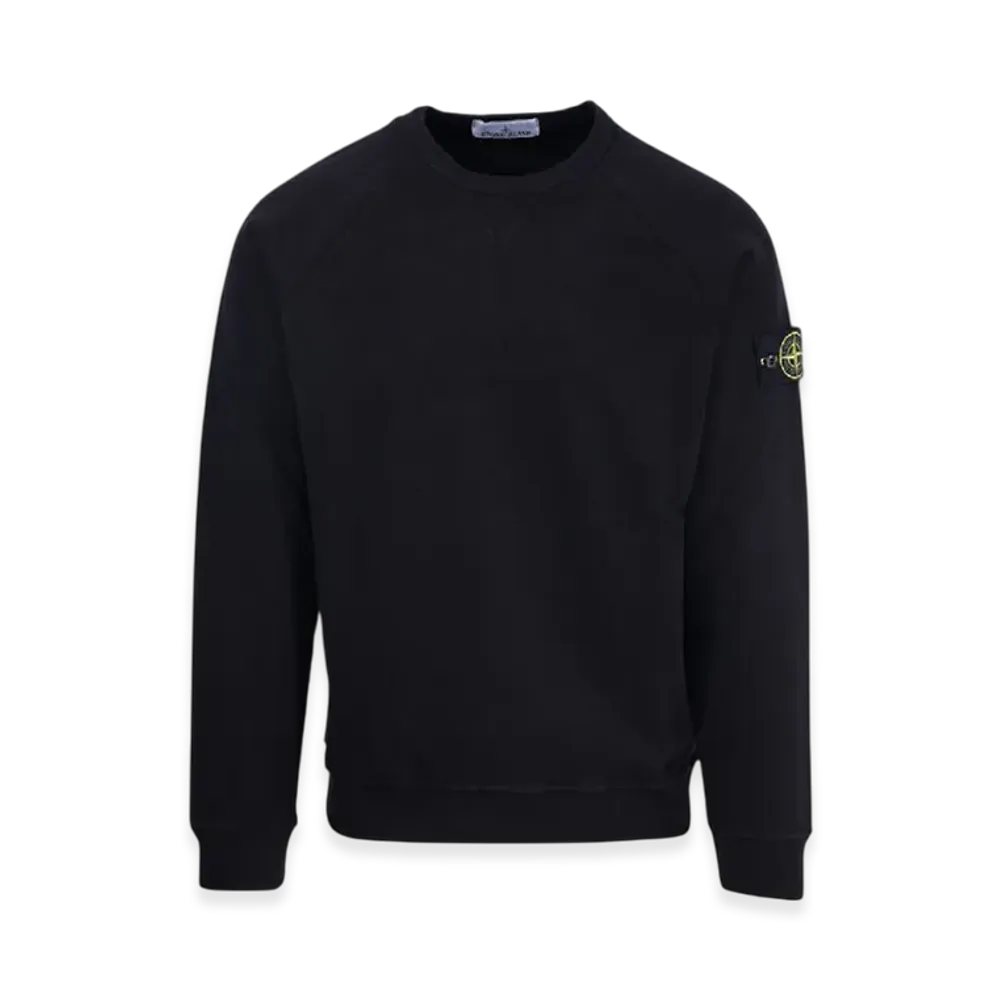 Stone Island 66360 Old Treatment Crewneck Sweatshirt - 23SS "Black"