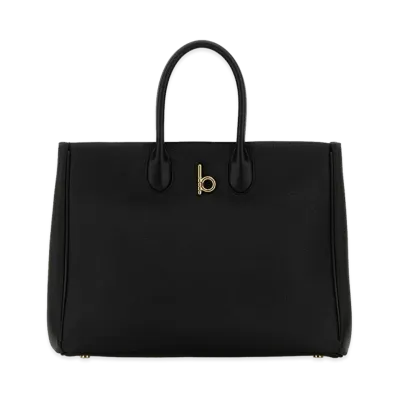 Burberry Women's Leather Medium Rocking Horse Handbag "Black"