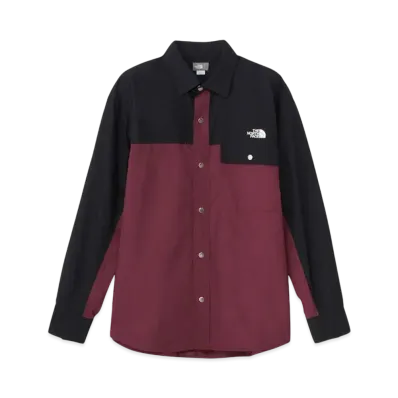 The North Face Long Sleeve Nuptse Shirt "Alpine Plum"