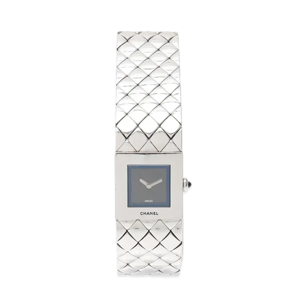 CHANEL Metalasse 19mm Stainless Steel Silver "Black"
