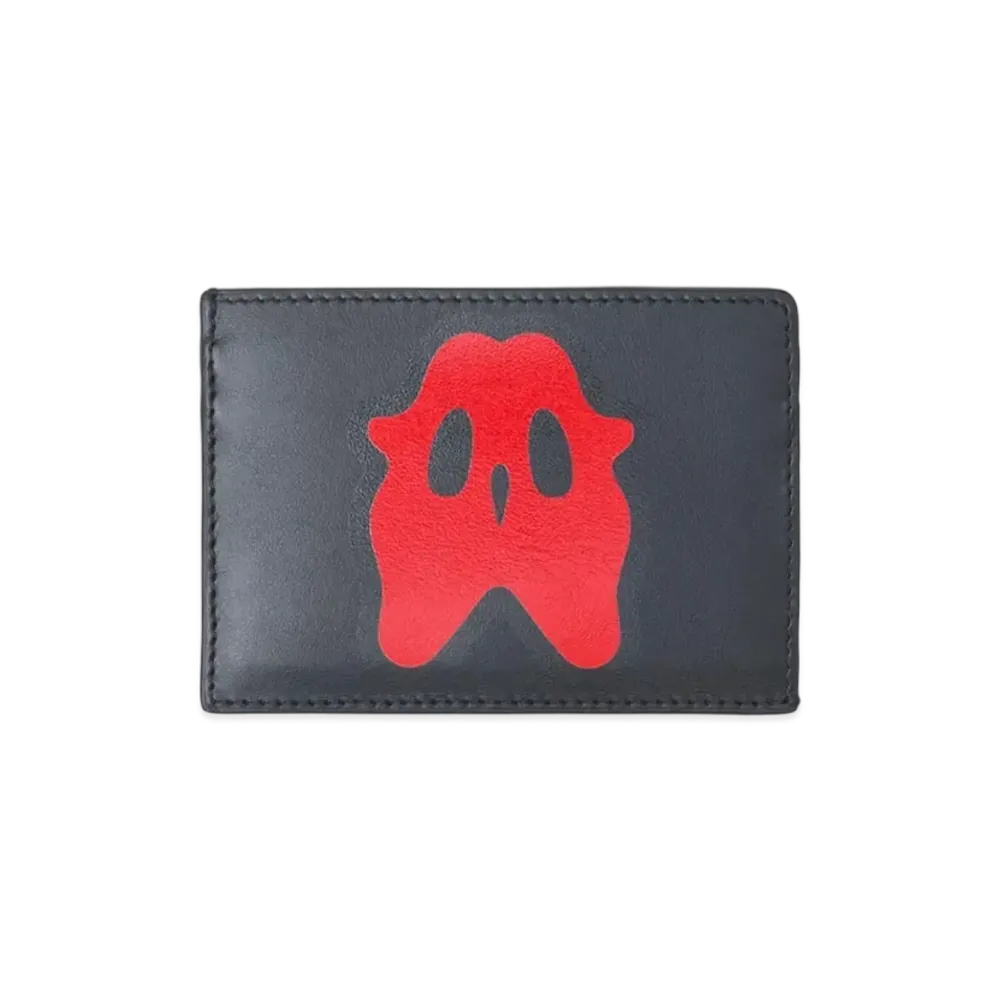 Burberry Monster Graphic Leather Card Case "Black/Red"