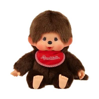 Sekiguchi "Premium Standard" Monchhichi M Brown Boy Sitting