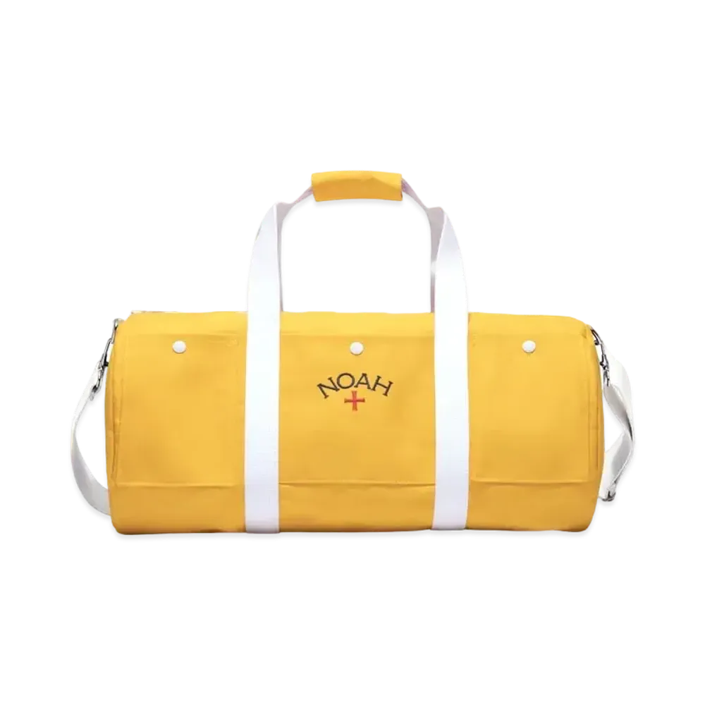 Noah Canvas Double Pocket Duffel "Yellow"