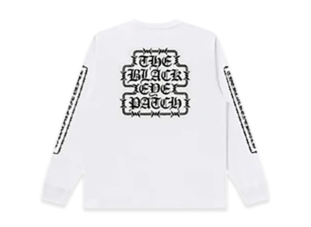 BlackEyePatch Barbed Wire OG L/S Tee "White"