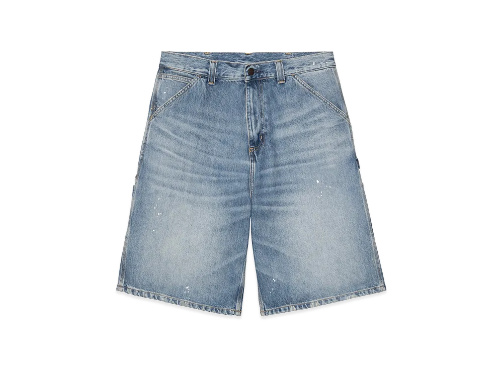Carhartt WIP OG Single Knee Short "Blue/Destroy Wash/Splatter"