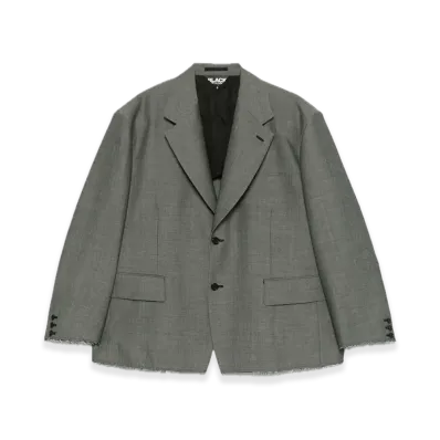 BLACK COMME des GARCONS Herringbone Jacket "Black"