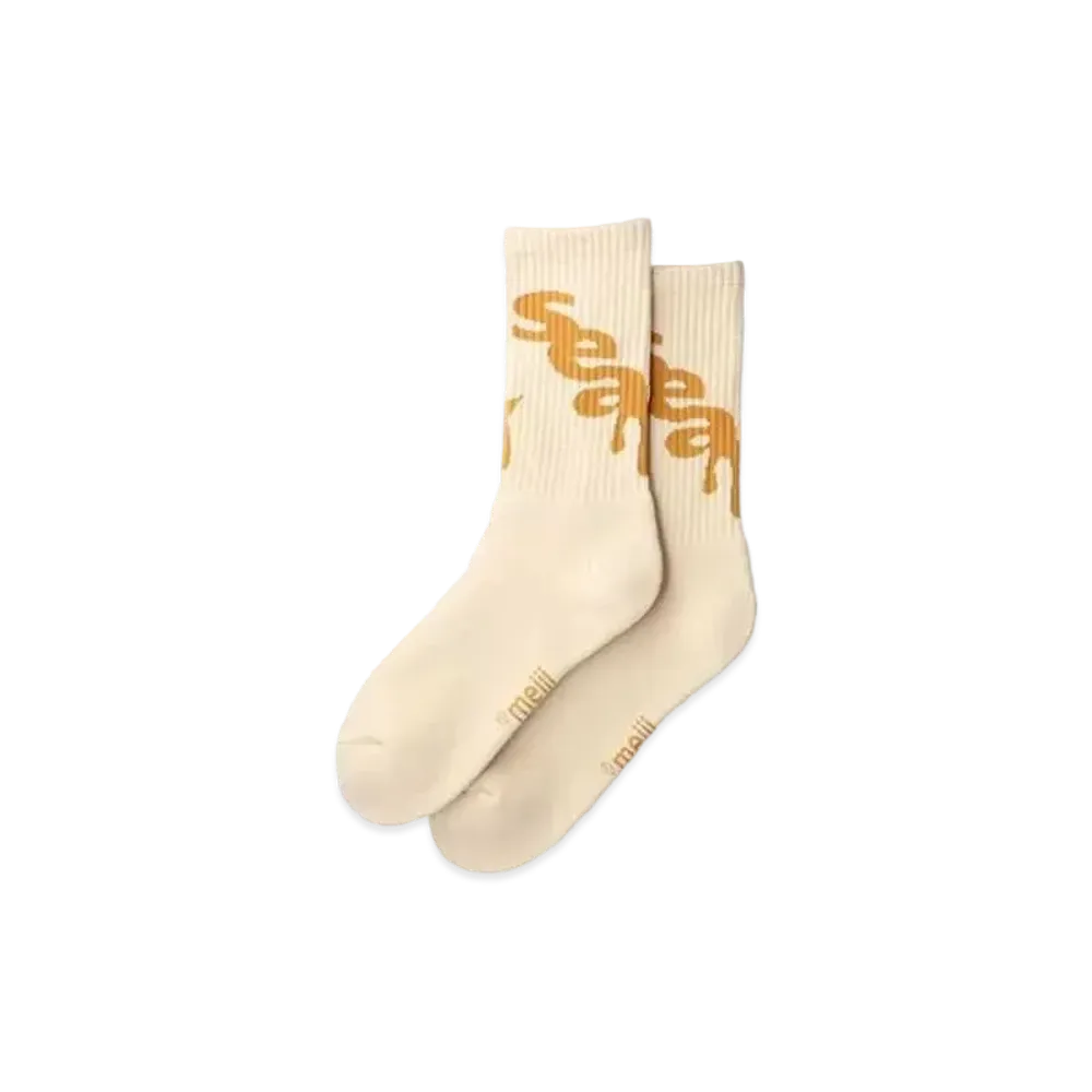 WIND AND SEA x meiji (sea) Sox "White Chocolate"