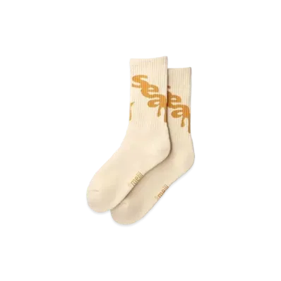 WIND AND SEA x meiji (sea) Sox "White Chocolate"