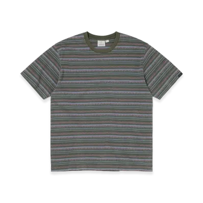 thisisneverthat x GRAMICCI Faded Striped Tee "Sage"