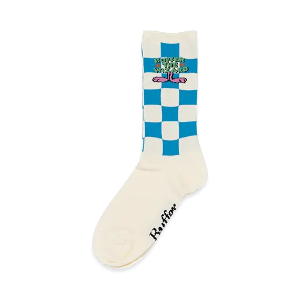 Buffer Jacquard Socks Buffy's Fav "White"