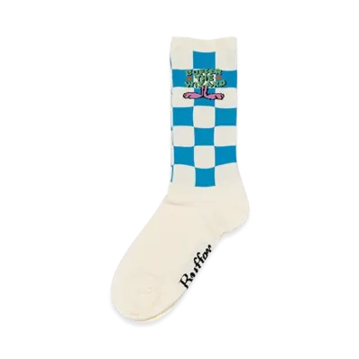 Buffer Jacquard Socks Buffy's Fav "White"
