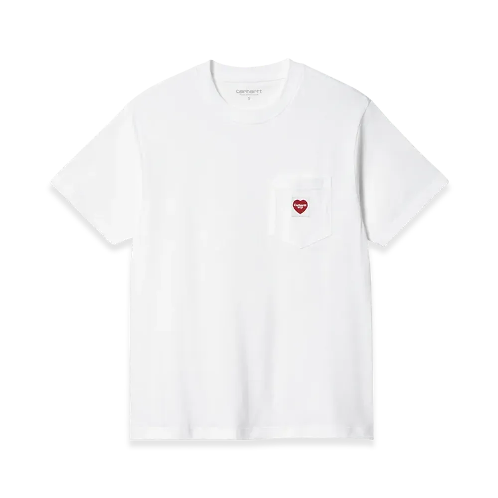 Carhartt WIP Women's Pocket Heart T-Shirt "White"