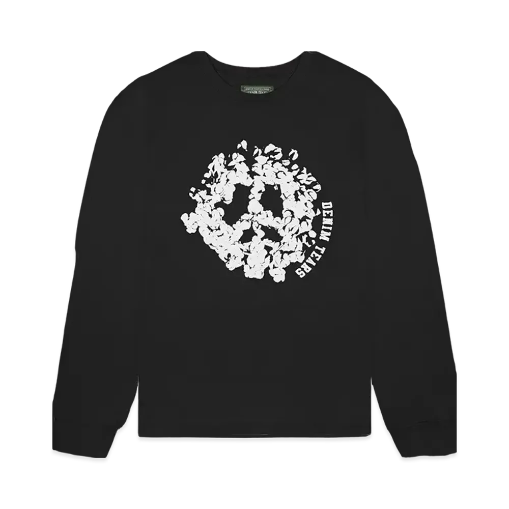 DENIM TEARS University Long Sleeve "Black"