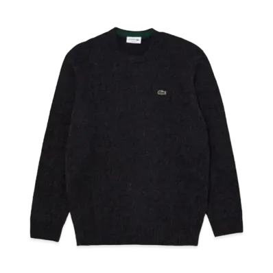 LACOSTE Essen Char Cable Knit Sweater "Grey"