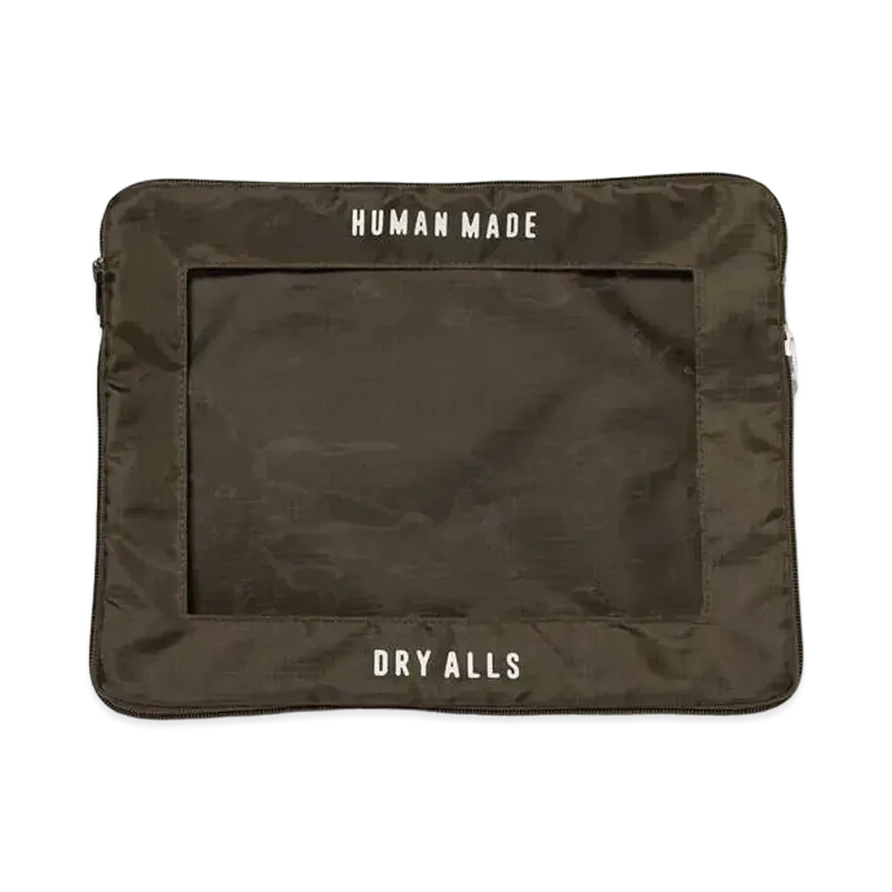 HUMAN MADE Travel Case Large "Olive Drab"
