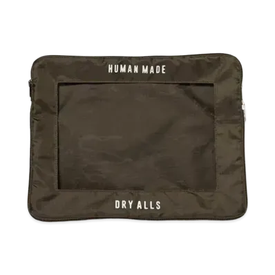 HUMAN MADE Travel Case Large "Olive Drab"