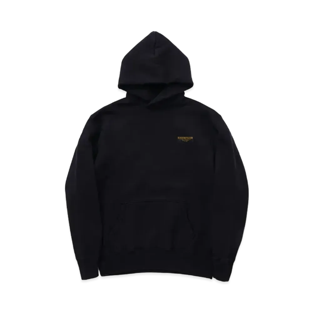 RATS Cross Neck Hoodie Bar Tag "Black"