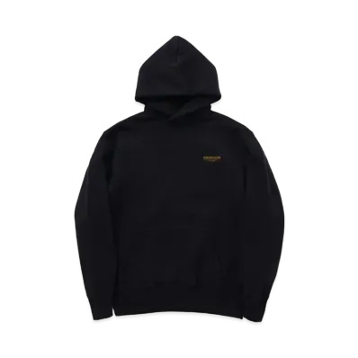 RATS Cross Neck Hoodie Bar Tag "Black"