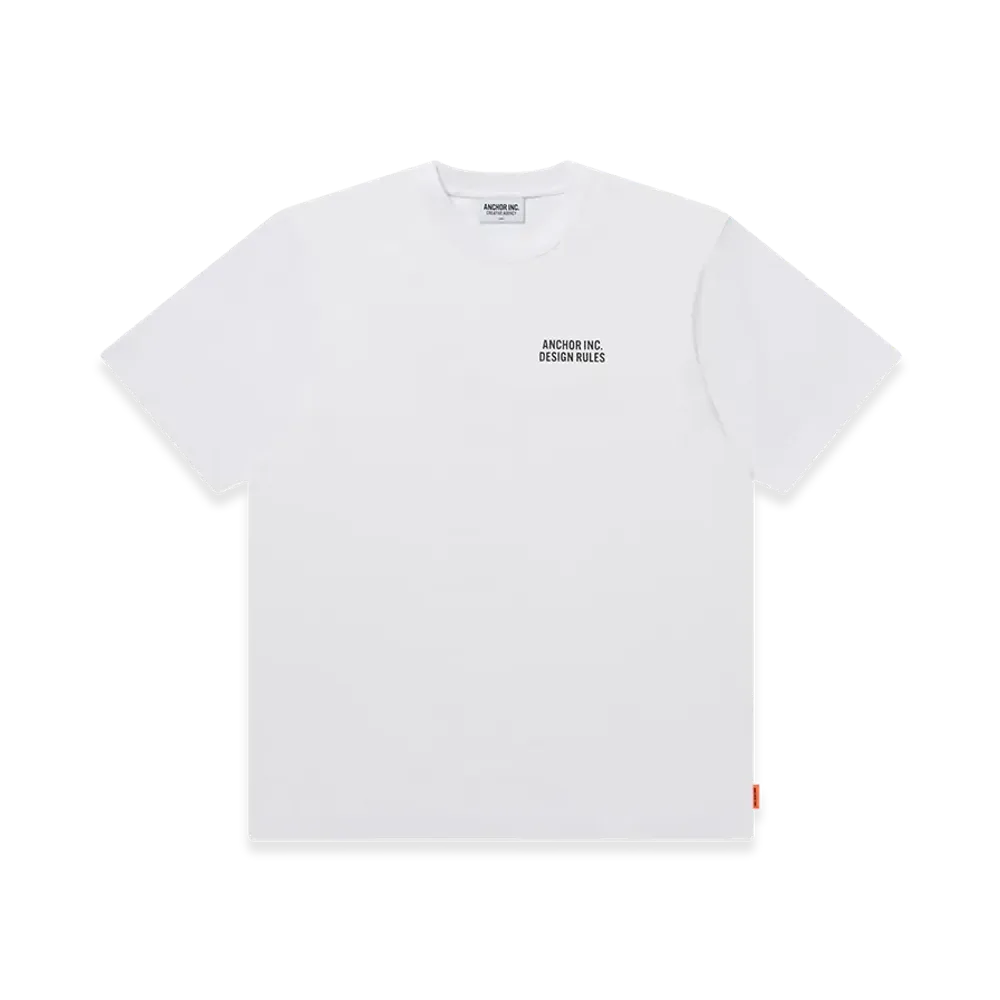 Mercedes Anchor inc. Design Rules Tee "White"