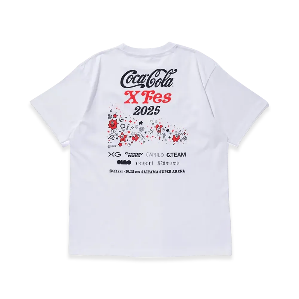 VERDY x Coca Cola X Fes 2025 Artist Tee "White"