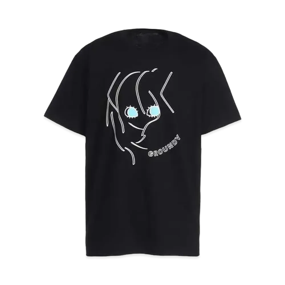 Ground Y x HATSUNE MIKU Tee (Face2) "Black"