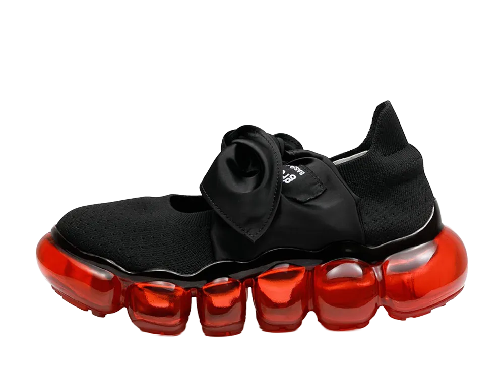grounds JEWELRY HANKIE PUMPS "Black/Blood"