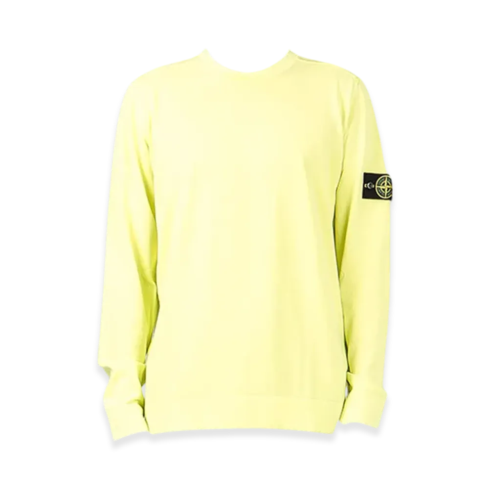 Stone Island 554D9 White Frost Treatment Crewneck Knit- 21SS "Pistachio"
