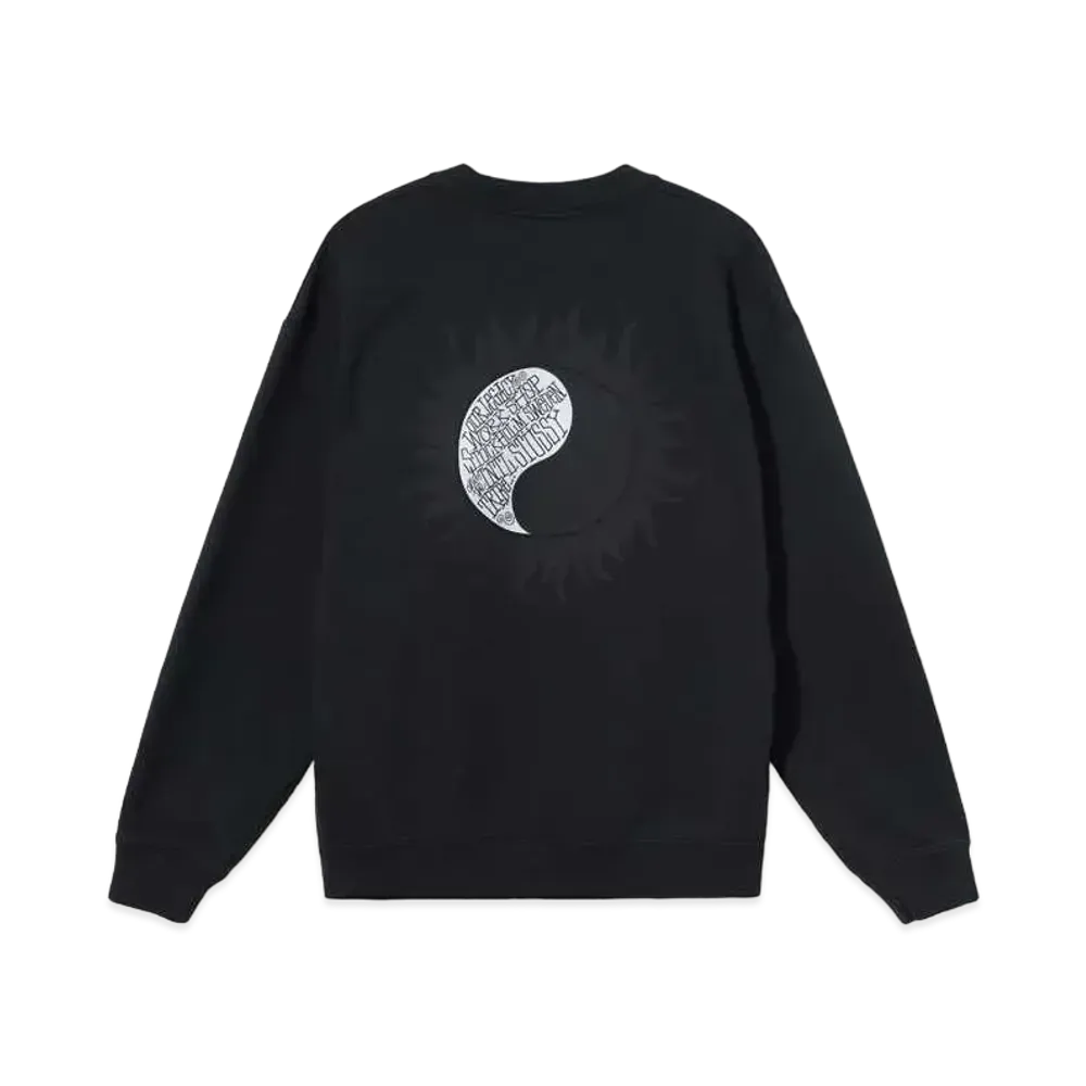 Stussy x Our Legacy SUN PIG DYED CREW "Black"
