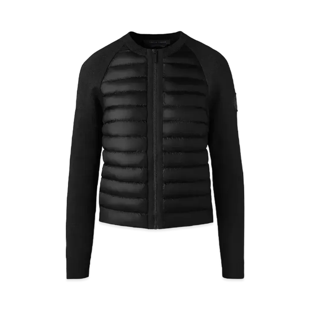 CANADA GOOSE HyBridge Knit Jacket Packable Black Label "Black"