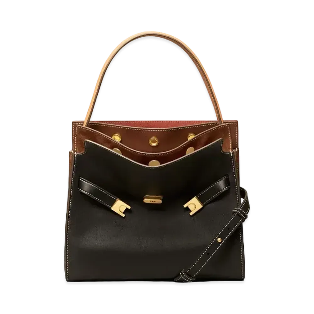Tory Burch Lee Radziwill Small Double Bag "Black"