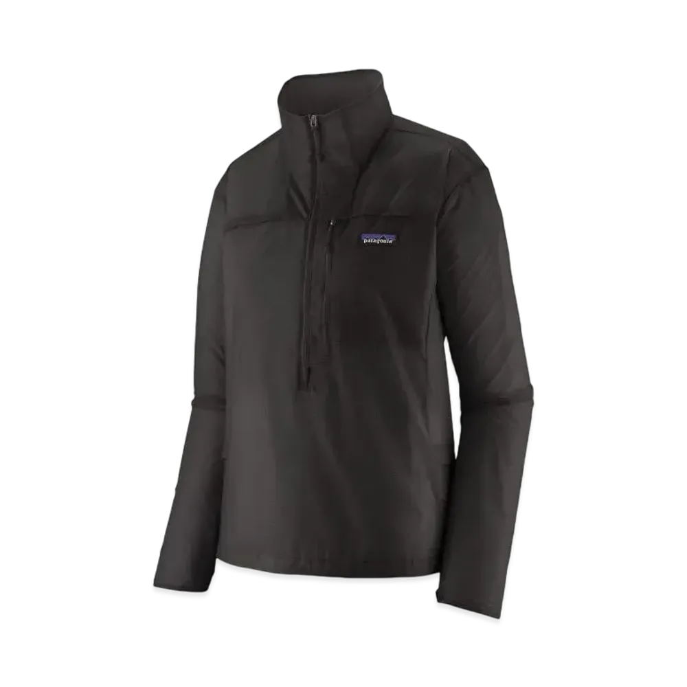 Patagonia Women's Houdini Stash 1/2 Zip Pullover "Black"