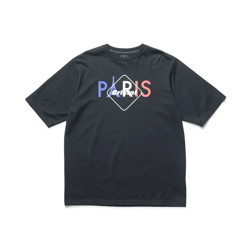 F.C.REAL BRISTOL Souvenir Emblem Tee "Black"