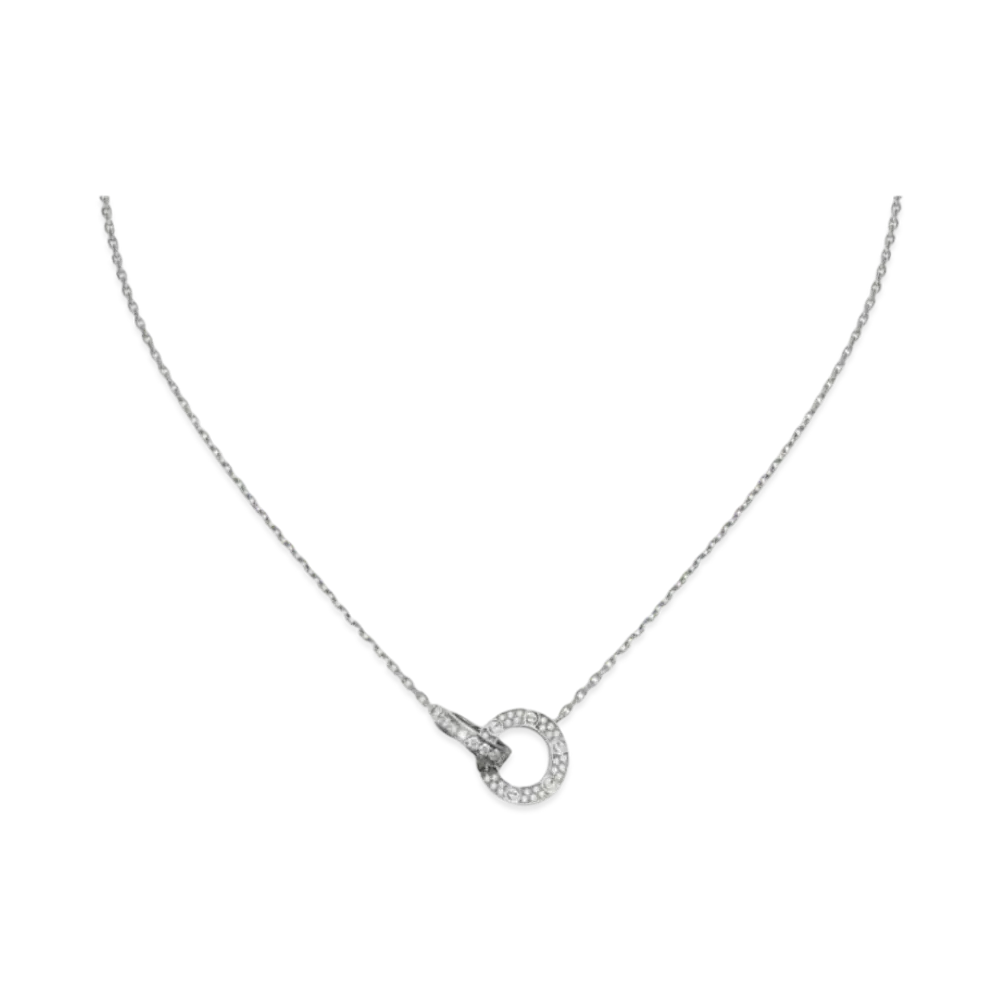 Cartier Love Necklace, Diamond-Paved