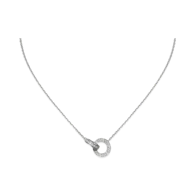 Cartier Love Necklace, Diamond-Paved
