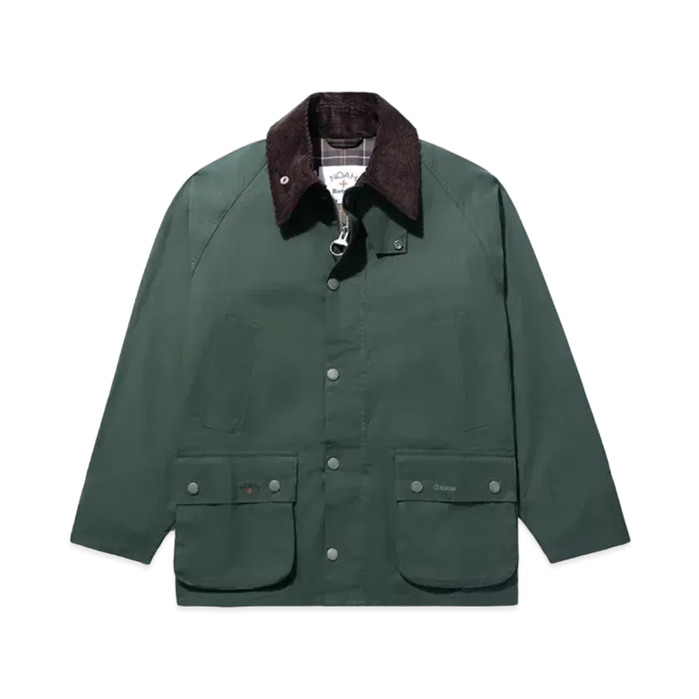 Noah Popeye Barbour Bedale Jacket "Went Green/Brown"