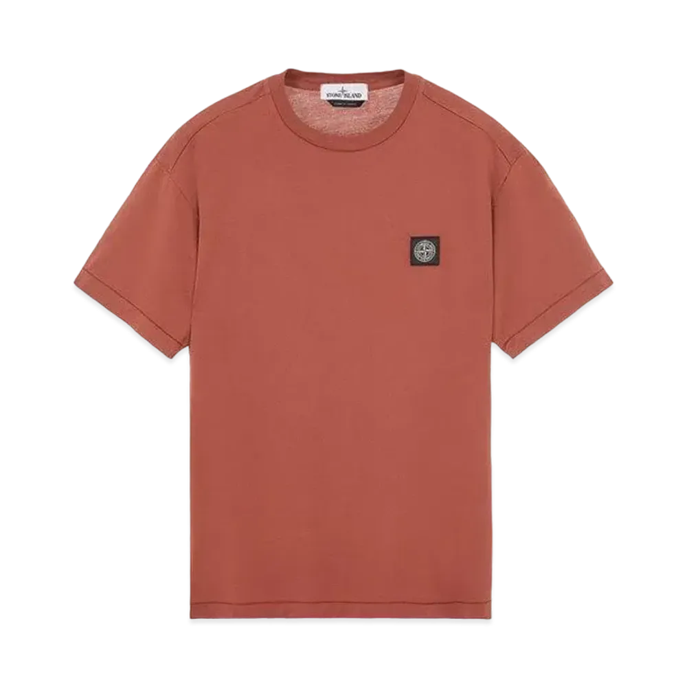 Stone Island 24113 60/2 COTTON JERSEY _SLIM FIT "Brick Red"
