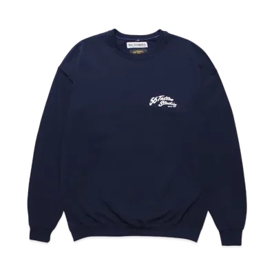 WACKO MARIA 56 TATTOO STUDIO / Sweat Shirt "Navy"