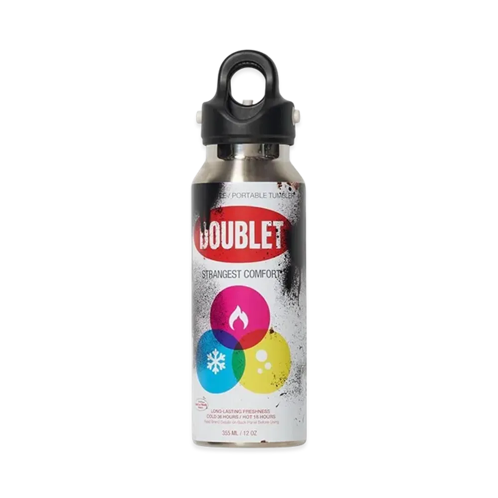 doublet x Revomax Spray-Can Water Bottle/Medium "Black"