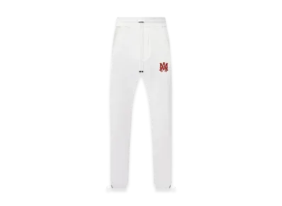 AMIRI MA Logo Sweatpant "White/Red"