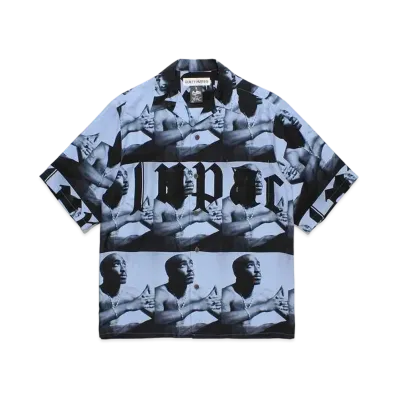 WACKO MARIA 2Pac / Hawaiian Shirt #1 "Blue"