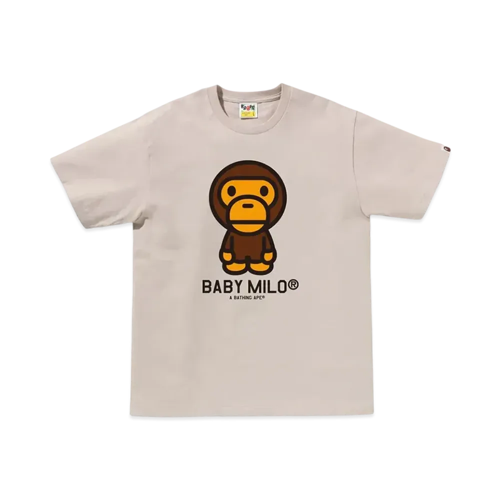 A BATHING APE Baby Milo Tee "Beige"