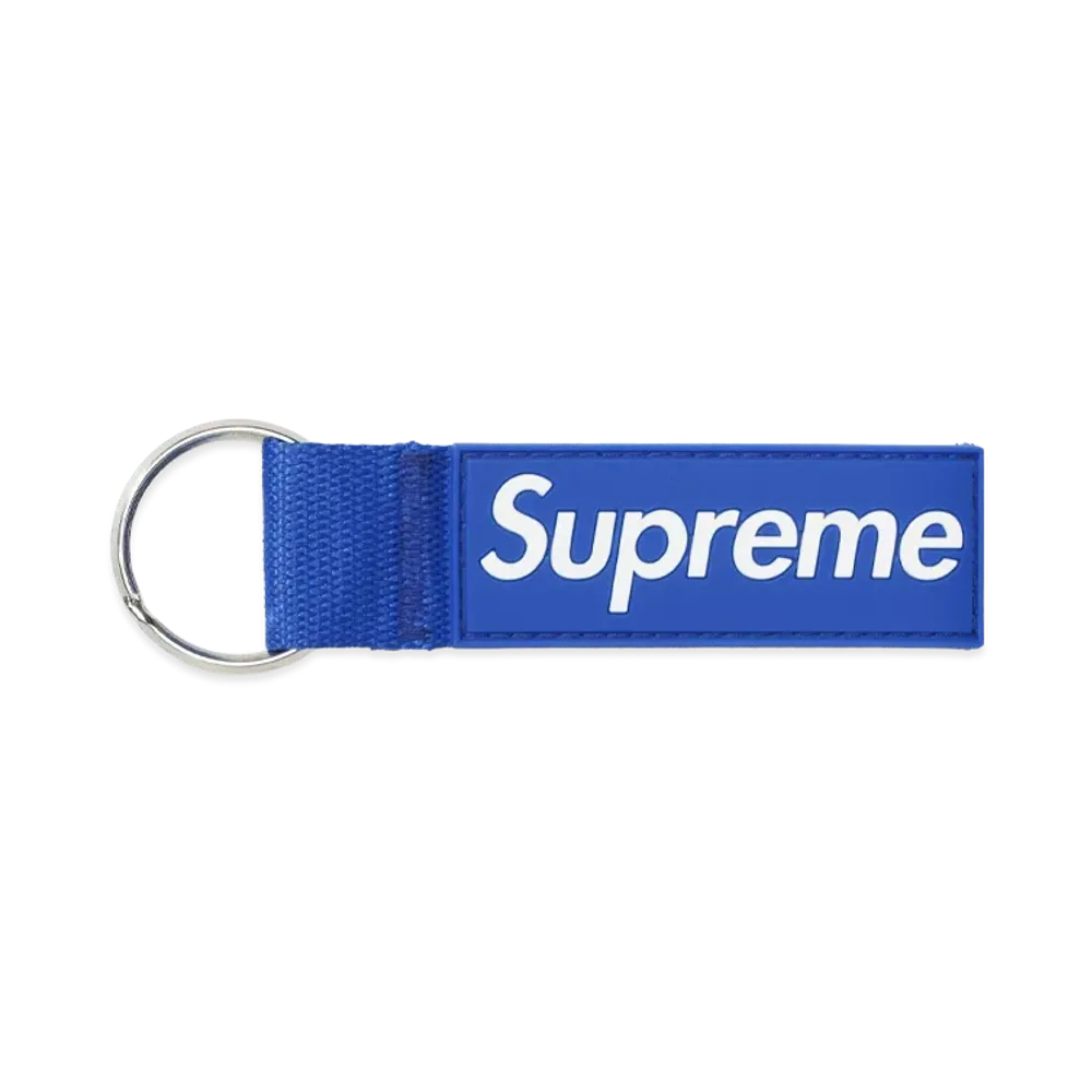 Supreme Webbing Keychain (26SS) "Royal"