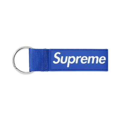 Supreme Webbing Keychain (26SS) "Royal"