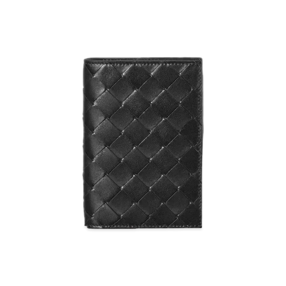 Bottega Veneta Passport Case "Nero"