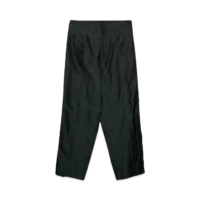 TOGA VIRILIS Paisley jacquard pants "GREEN"