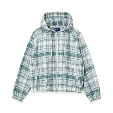 BoTT Heavy Check Zip Hoodie "Green"