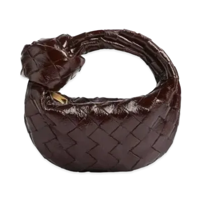 Bottega Veneta Candy Jodie Hand Bag "Wine"