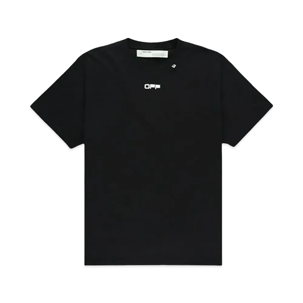 OFF-WHITE Oversized Fit Caravaggio Square T-Shirt "Black"