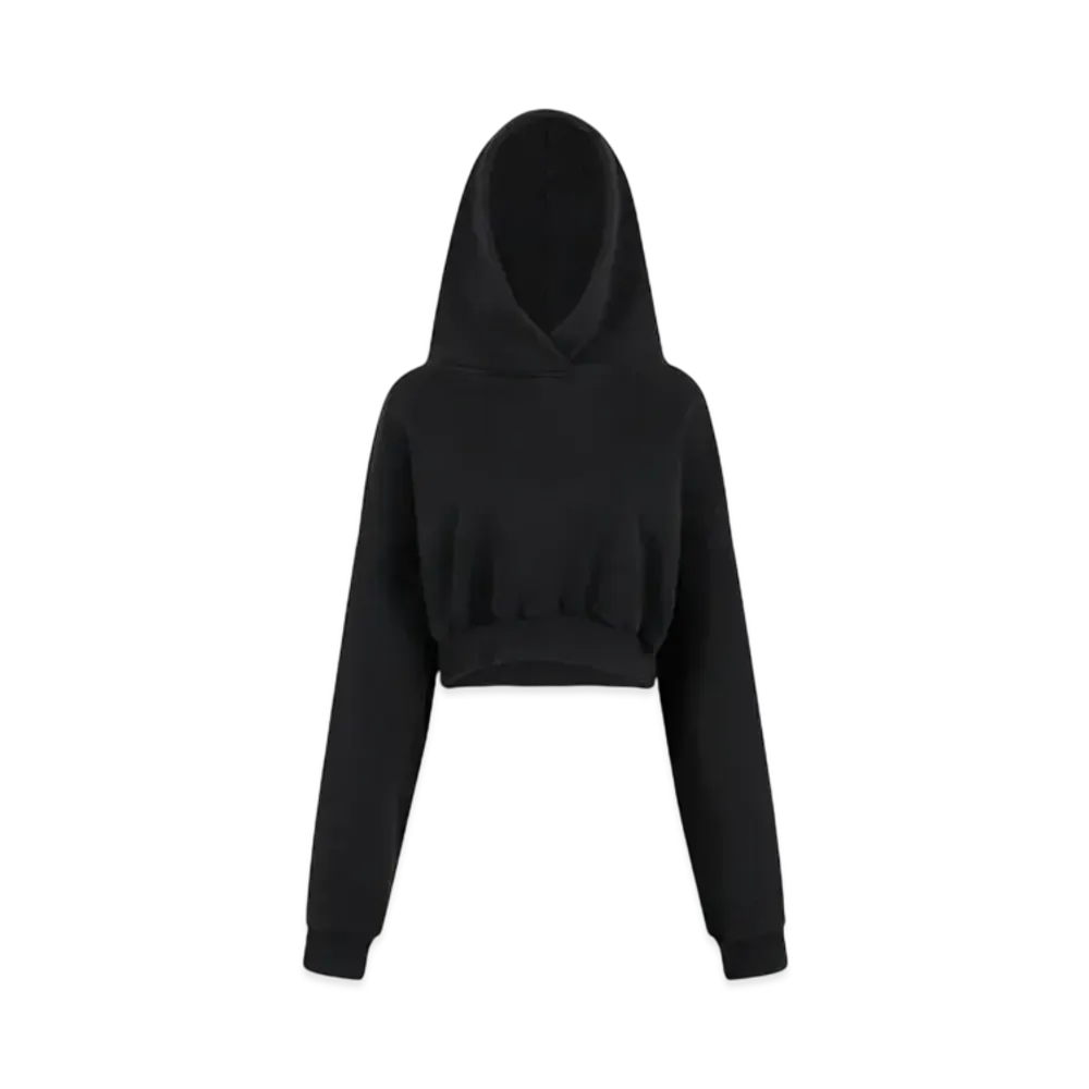 Entire Studios Cropped Heavy Hood "Soot" ES2392